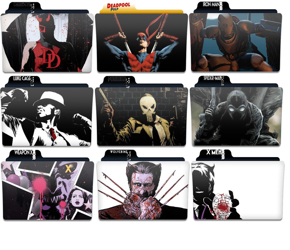 963x829 Comicrack User Forum New Marvel Now Folder Icons