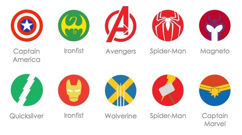 784x438 Free Marvel Icons Sketch
