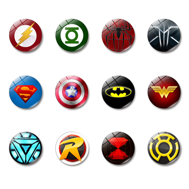 800x800 Marvel Avenger Cartoon Figure Fridge Magnets Souvenir Icon