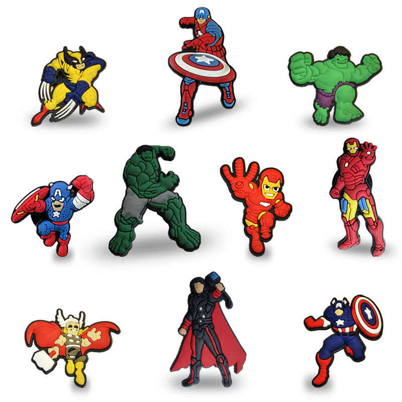 800x800 Marvel Avengers Hulk Superman Pvc Cartoon Icon Brooch
