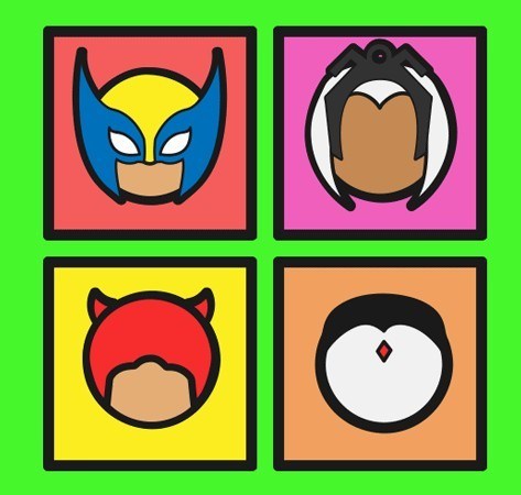 473x450 Free Marvel Heroes Icon Pack Vector
