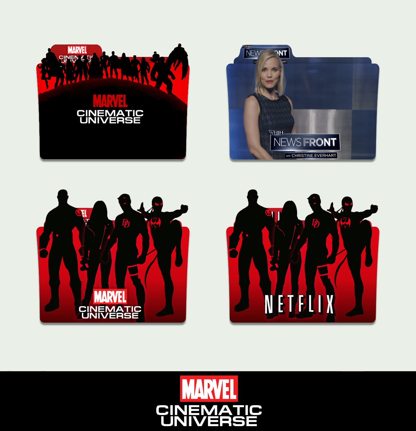 1374x1424 Marvel Cinematic Universe Folder Icon Pack
