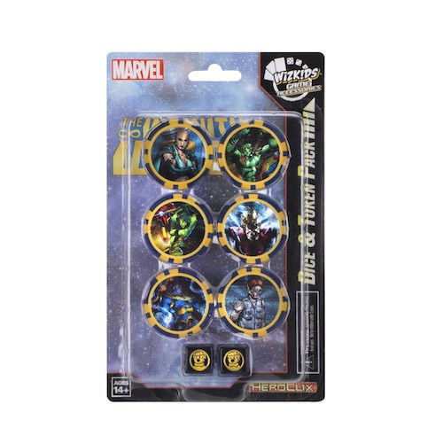 500x500 Marvel Heroclix Avengers Infinity Dice Token Pack Team Board Game