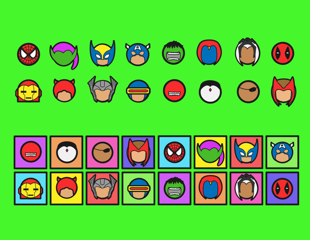 1000x775 Marvel Icon Pack