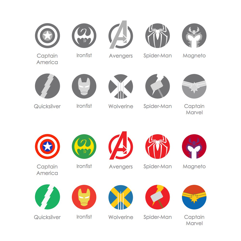 800x800 Marvel Icons