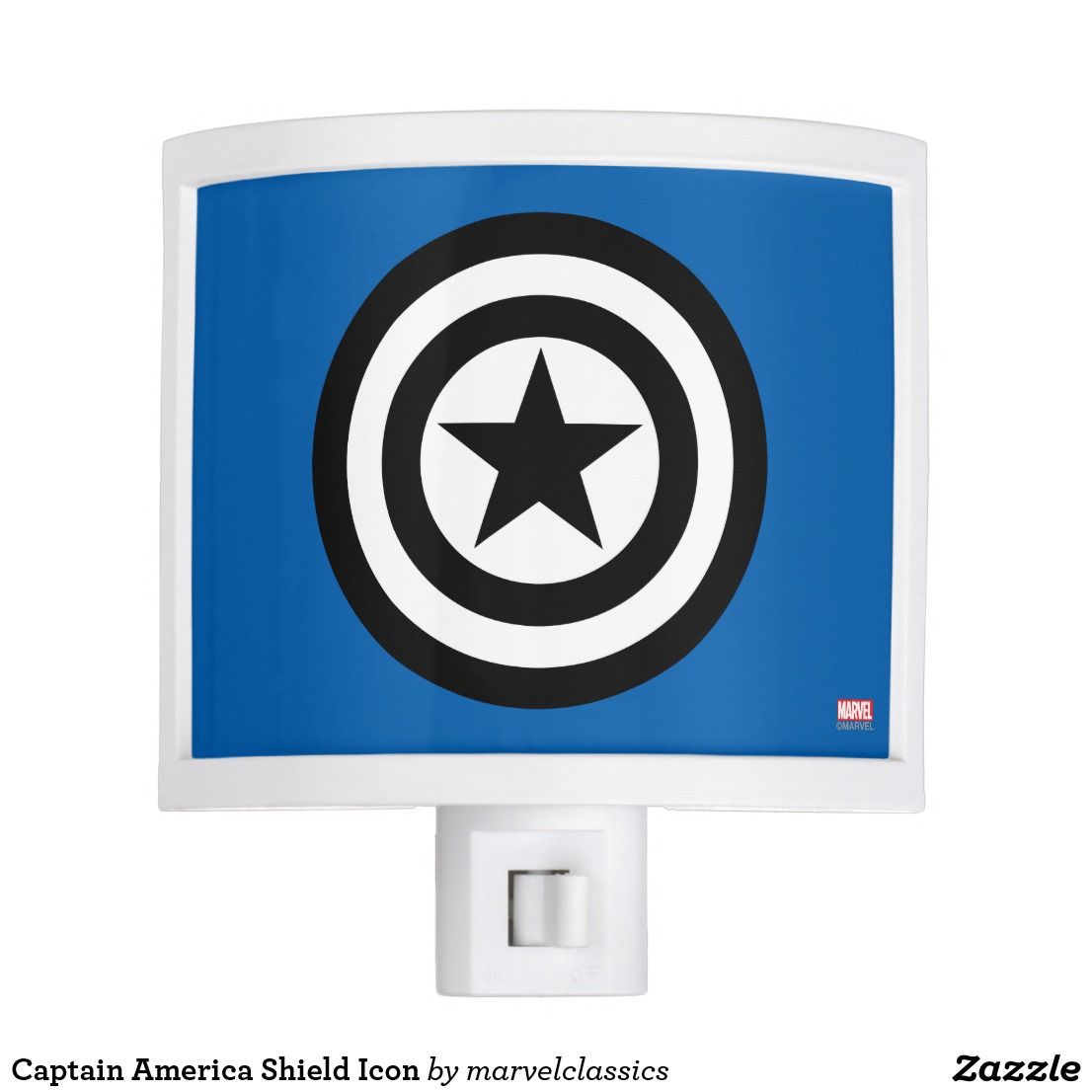 1106x1106 Captain America Shield Icon Night Light Awesome Marvel Classics