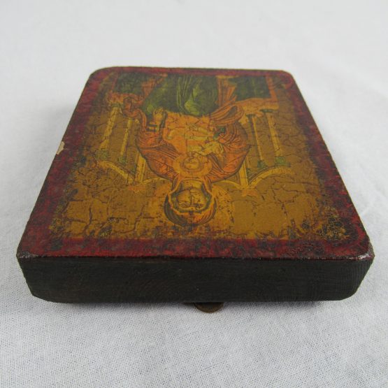 555x555 Little Old Greek Icon Of Mary With Baby Jesus Ectiques