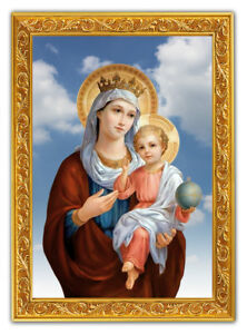 222x300 Mary And Baby Jesus Icon Fridge Magnet X Ebay