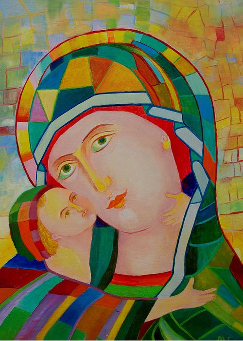 500x700 Our Lady Nursing The Infant Jesus Orthodox Christian Icon Virgin