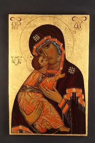 321x480 Russian Icon Mary And Baby Jesus Old Believers Russian Icons