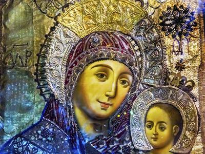 Mary And Jesus Icon, Greek Orthodox Church Of The Nativity Altar 400x300 Mary And Jesus Icon, Greek Orthodox Church Of The Nativity Altar