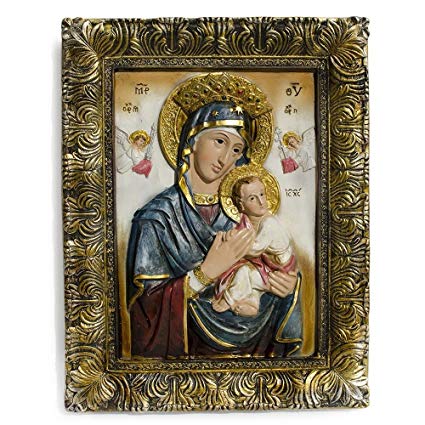 Bestpysanky Mary With Jesus Christ Hand Painted Icon 425x425 Bestpysanky Mary With Jesus Christ Hand Painted Icon