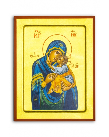 Virgin Mary And Jesus Child Icon 420x529 Virgin Mary And Jesus Child Icon
