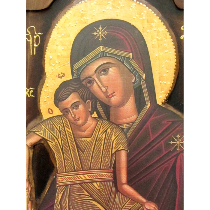 Wooden Icon Virgin Mary Jesus Christ Cm 700x700 Wooden Icon Virgin Mary Jesus Christ Cm