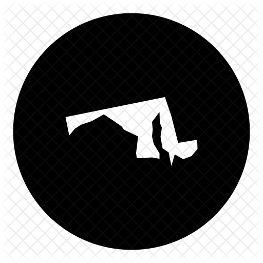 Maryland Icon Of Glyph Style 512x512 Maryland Icon Of Glyph Style