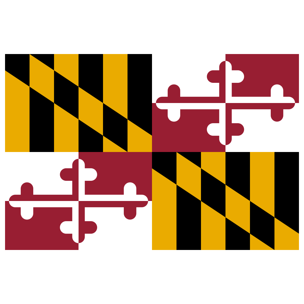 Us Md Maryland Flag Icon 1024x1024 Us Md Maryland Flag Icon