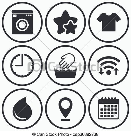 450x470 Washable, Symbol Maschine, Waschen, Not, Icon Washhouse