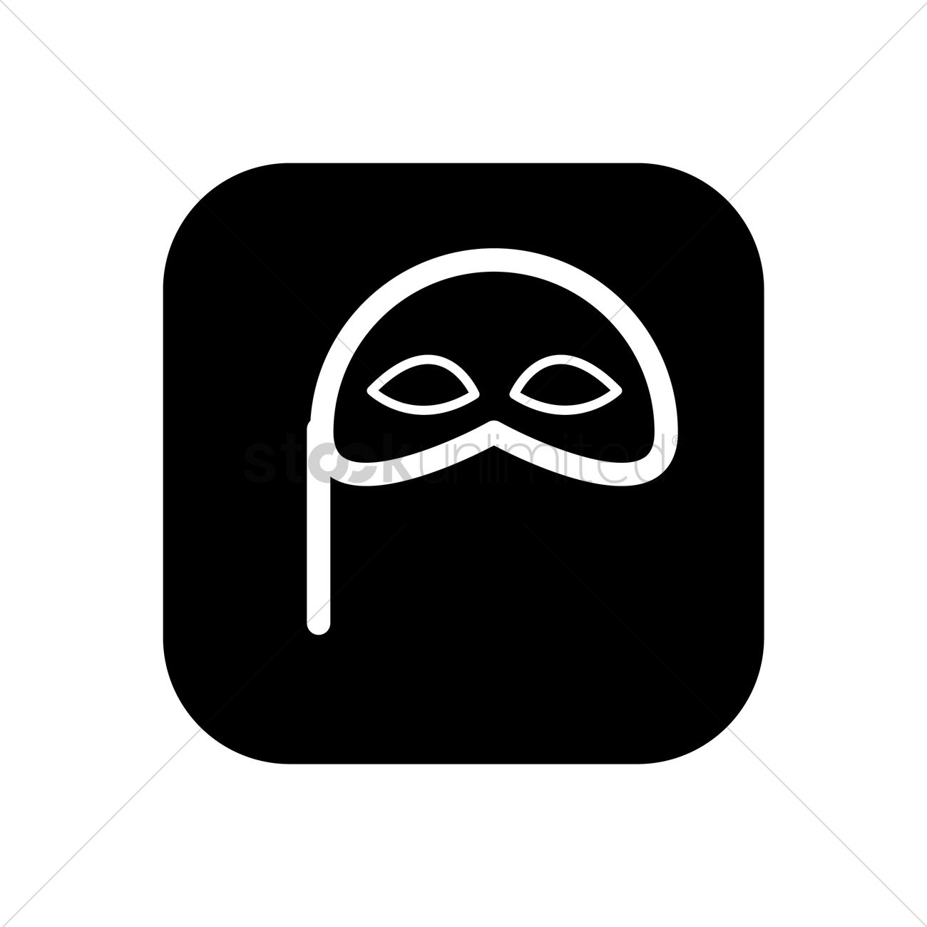 1300x1300 Party Mask Icon Vector Image