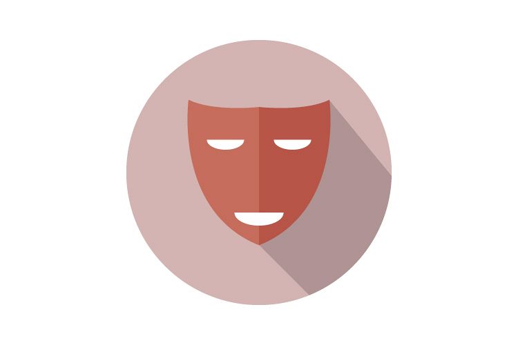750x500 Theater Mask Icon
