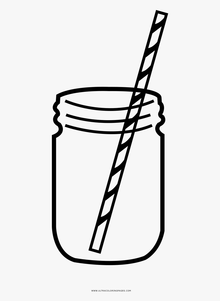 920x1259 Mason Jar Coloring Page