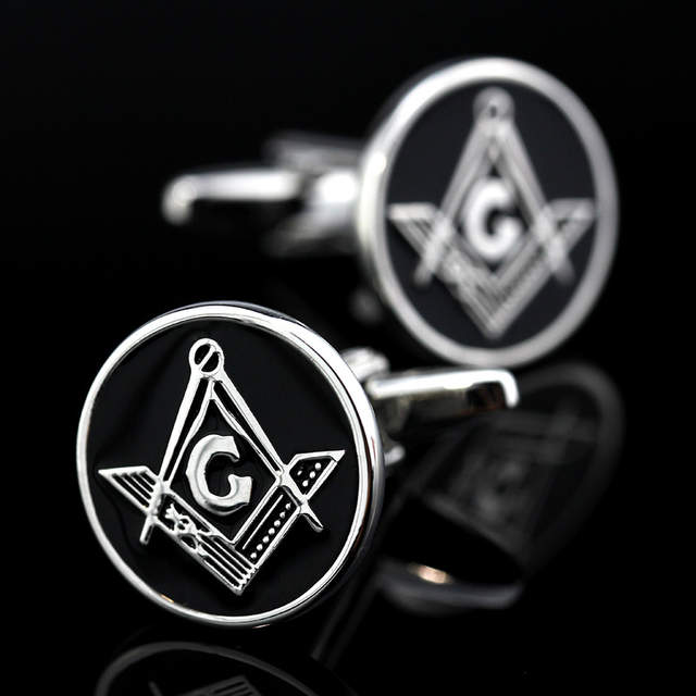 Online Shop Memolissa Retro Masonic Icon Design Cufflinks Silver 640x640 Online Shop Memolissa Retro Masonic Icon Design Cufflinks Silver