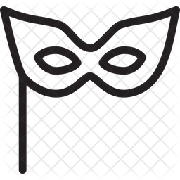 256x256 Masquerade Icon Of Line Style