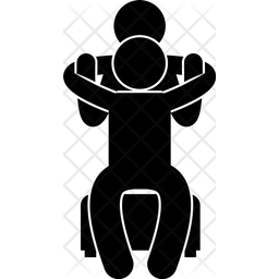 256x256 Massage Icon Of Glyph Style