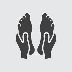 240x240 Foot Massage Icon Illustration Massage Clip Art Reflexology