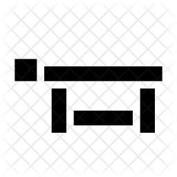 256x256 Massage Table Icon Of Glyph Style