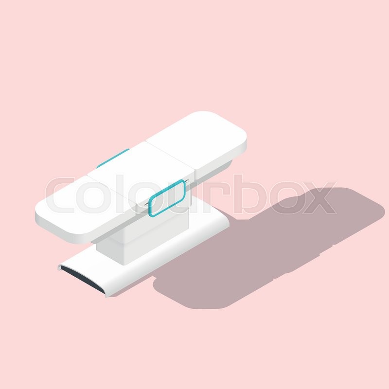 800x800 Massage Table Detailed Isometric Icon Stock Vector Colourbox
