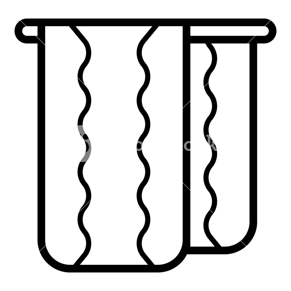 1000x1000 Massage Towel Icon Outline Massage Towel Vector Icon For Web