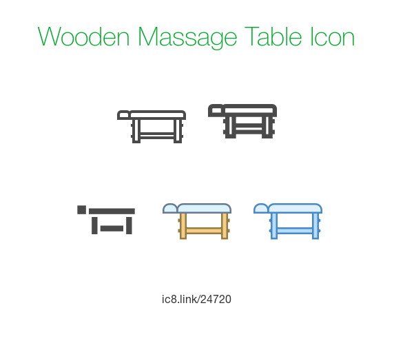572x495 Wooden Massage Table Icon