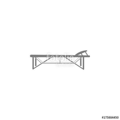 500x500 Massage Table Icon Stock Image And Royalty Free Vector