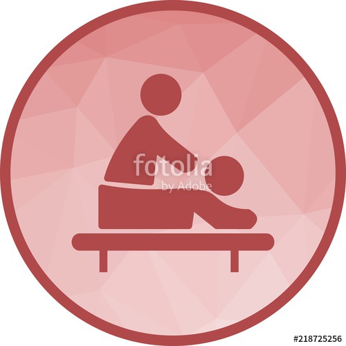 500x500 Massage Therapy Icon Stock Image And Royalty Free Vector