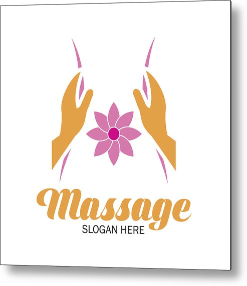 493x572 Massage Therapy Icon With Text Space For Your Slogan Tagline