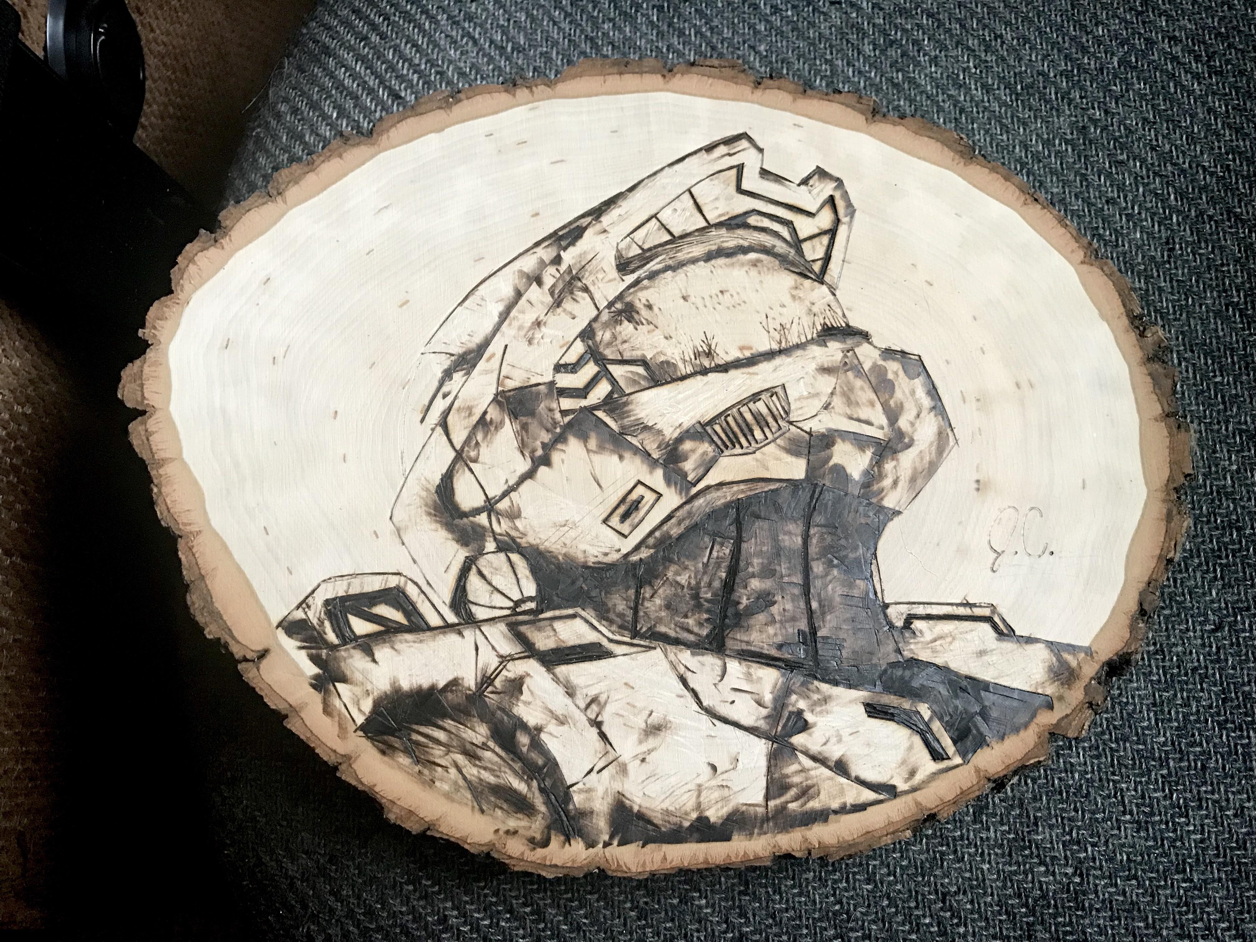 4032x3024 I Wood Burned The Icon Of My Child Hood