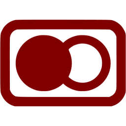 Maroon Mastercard Icon 256x256 Maroon Mastercard Icon