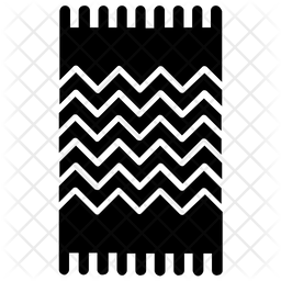 256x256 Floor Mat Icon Of Glyph Style