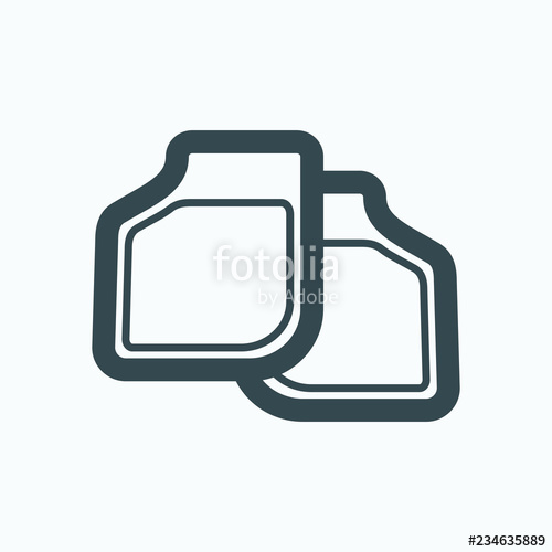 500x500 Car Mat Icon, Car Floor Carpet Vector Icon Stock Image