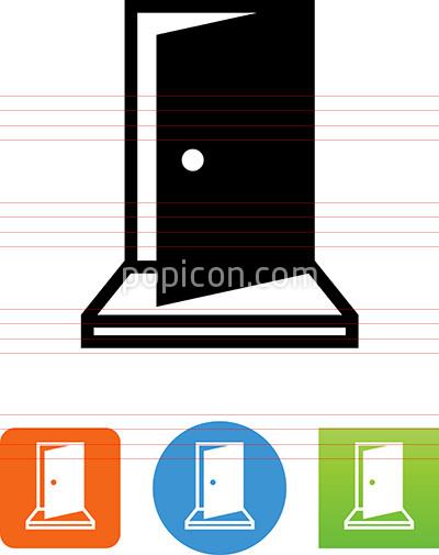 400x505 Door With Welcome Mat Icon