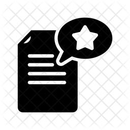 256x256 List Review Icon Of Glyph Style