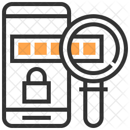 Password Matching Icon Of Colored Outline Style 256x256 Password Matching Icon Of Colored Outline Style