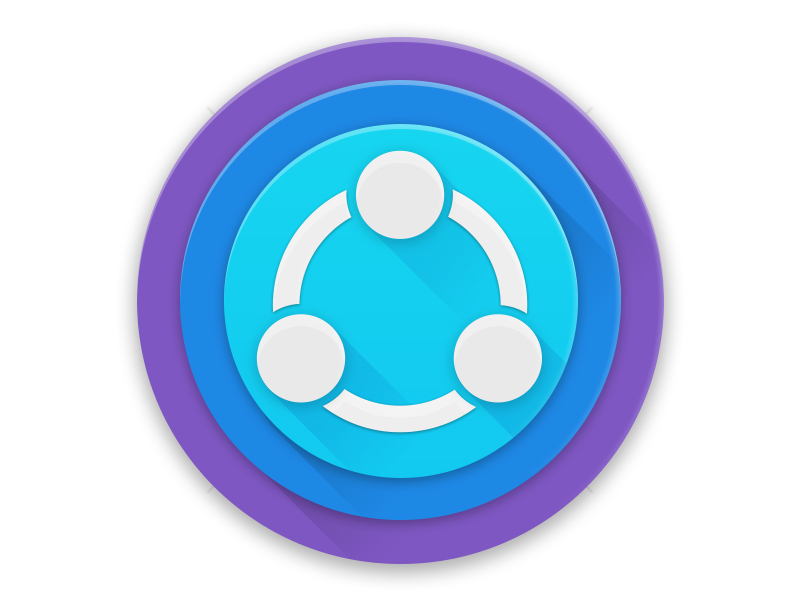 800x600 Shareit App Icon In Material Design On Behance