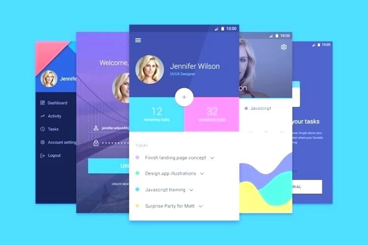750x500 Android App Template Free Material Design Templates Icon Sets