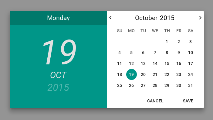 702x395 Free Angularjs Modules Material Design Modal Datepicker Calendar