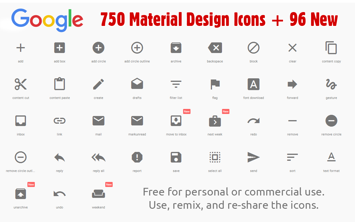 1204x754 Free + New Material Design Icons To Use, Remix Or Share