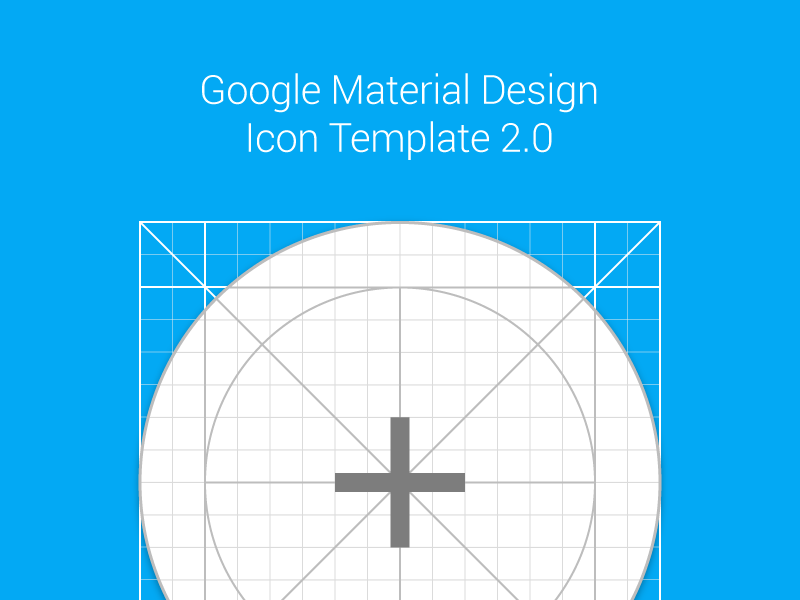 800x600 Material Design Icon Template