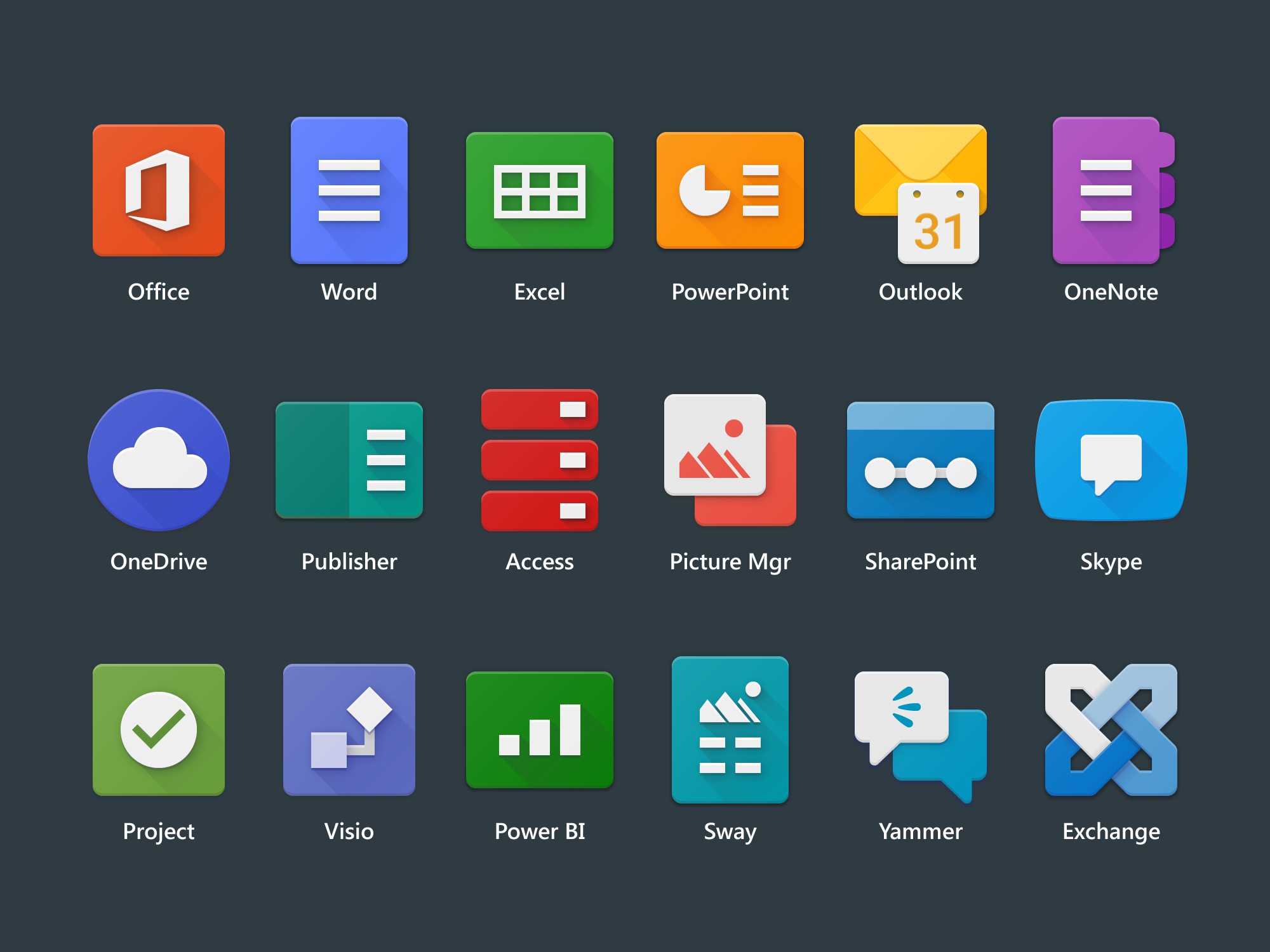 2000x1500 Material Design Icons