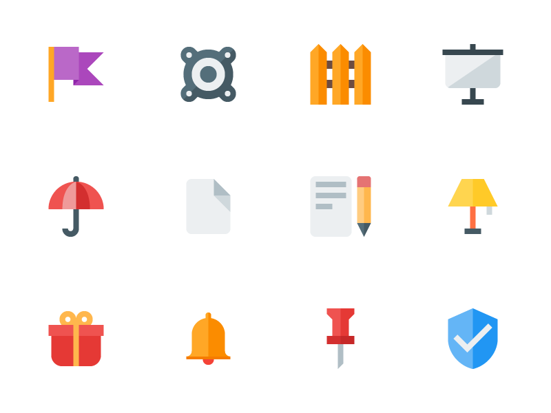 800x600 Material Design Flat Icons