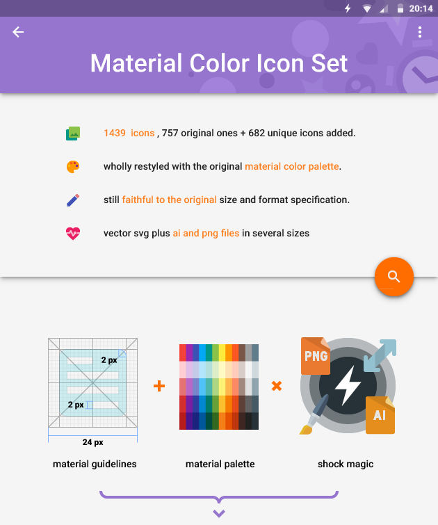 630x755 Material Design Icons